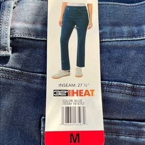 32 Degrees Women's Straight Leg Blue Jeans NWT medium